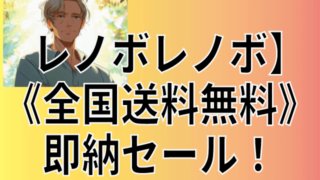 レノボ《全国送料無料》即納セール！(レノボ・ショッピング　【フル・カスタマイズ可能】 をお得にショッピングできる方法を小学生でも分かりやすいように紹介します